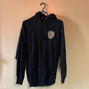 navy blue  Hoodie with NYPD Logo